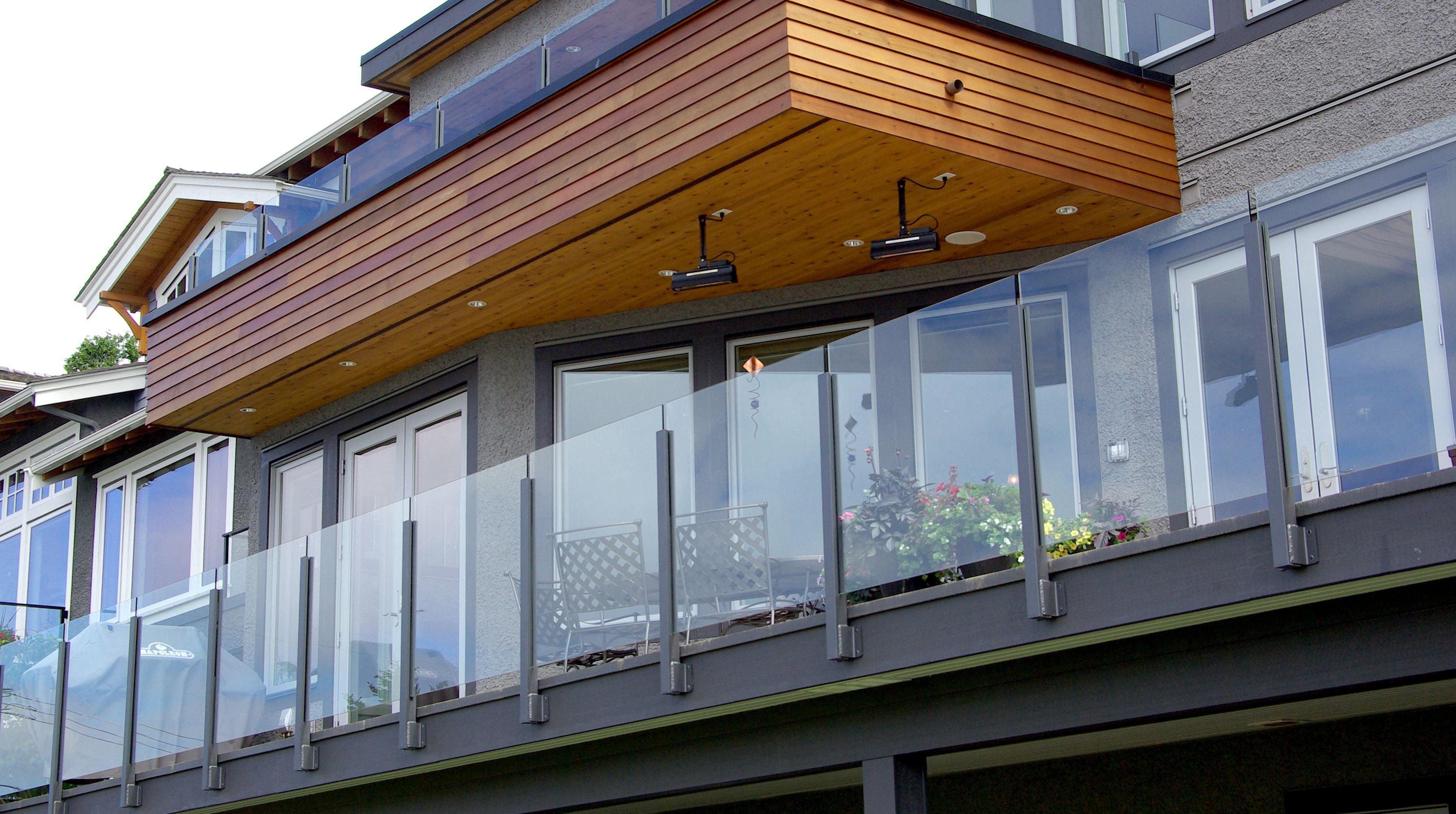 Glassed Balcony Railing