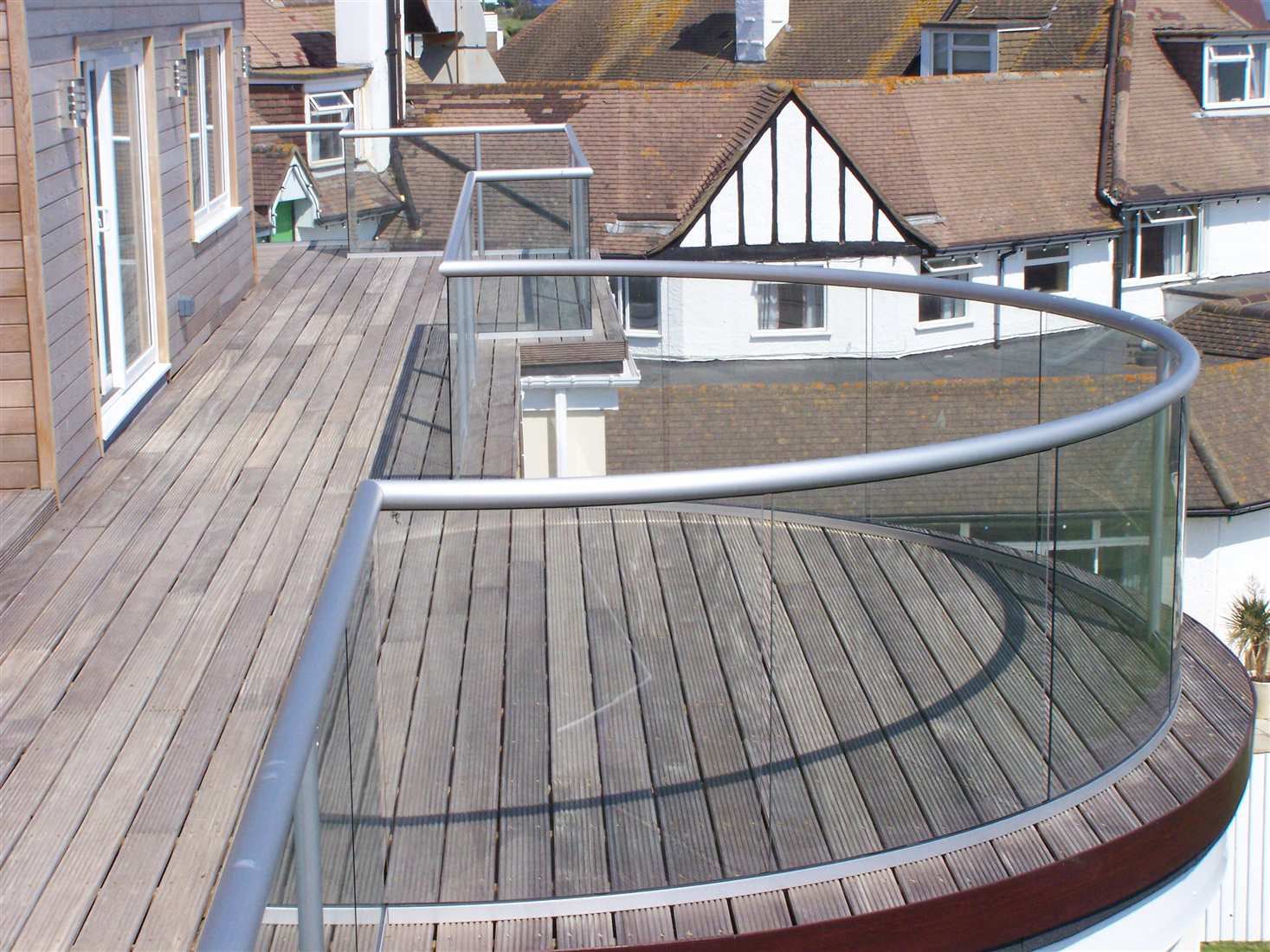 Glassed Balcony Railing